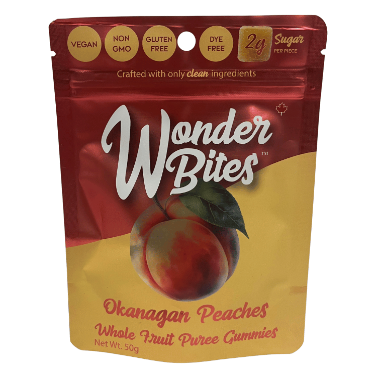 WonderBites Okanagan Peaches - 50g