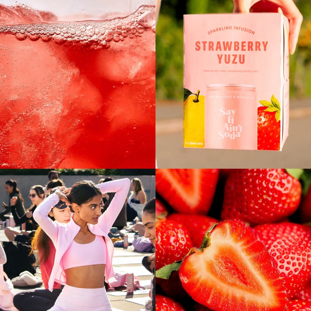 Say It Ain't Soda Strawberry Yuzu - 355ml