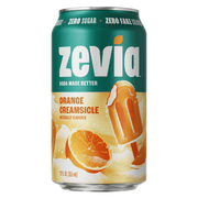Zevia Orange Creamsicle Zero Sugar Soda - 355ml