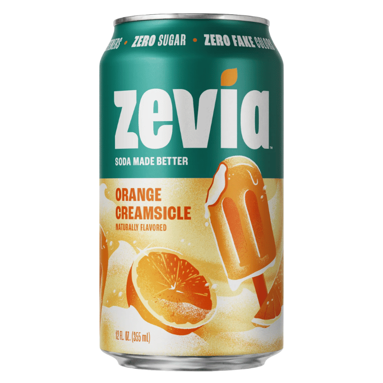 Zevia Orange Creamsicle Zero Sugar Soda - 355ml