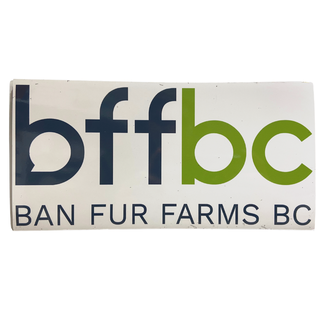 Aimant de voiture avec logo Ban Fur Farms BC BFFBC - 5" x 10"