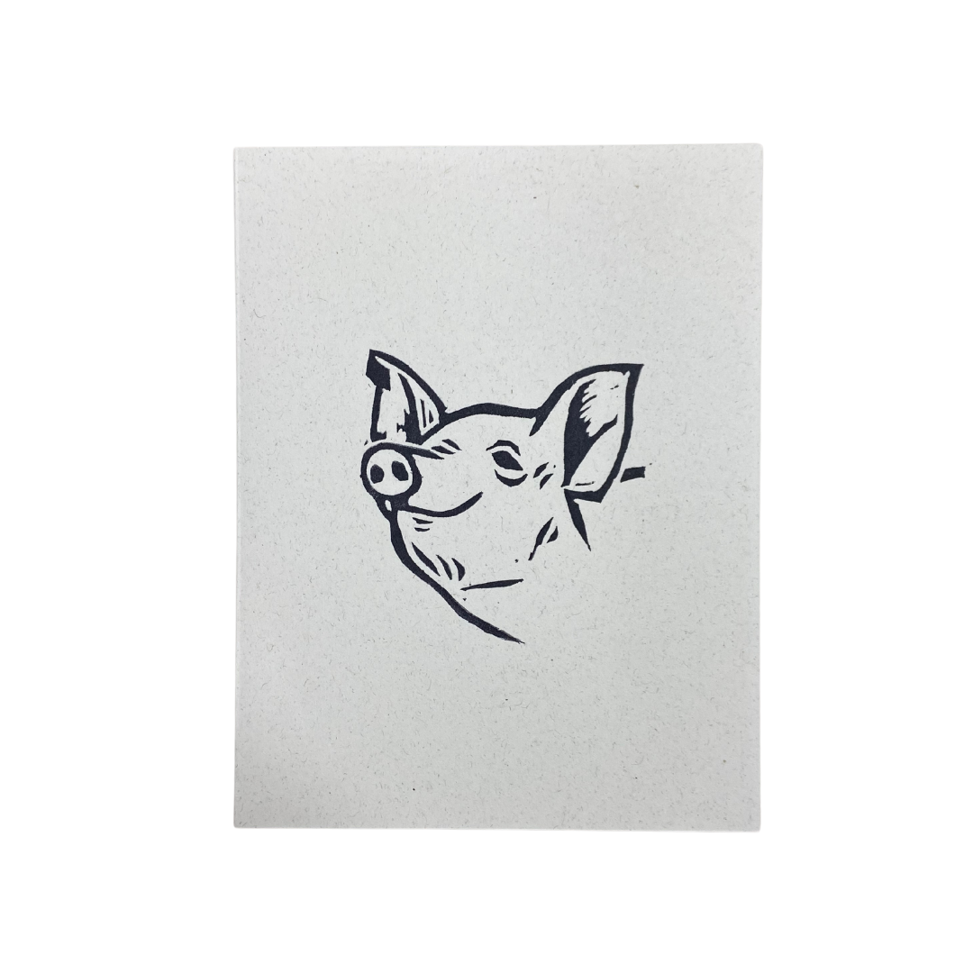 Cartes de souhaits accordées (intérieur vierge) - Blanc