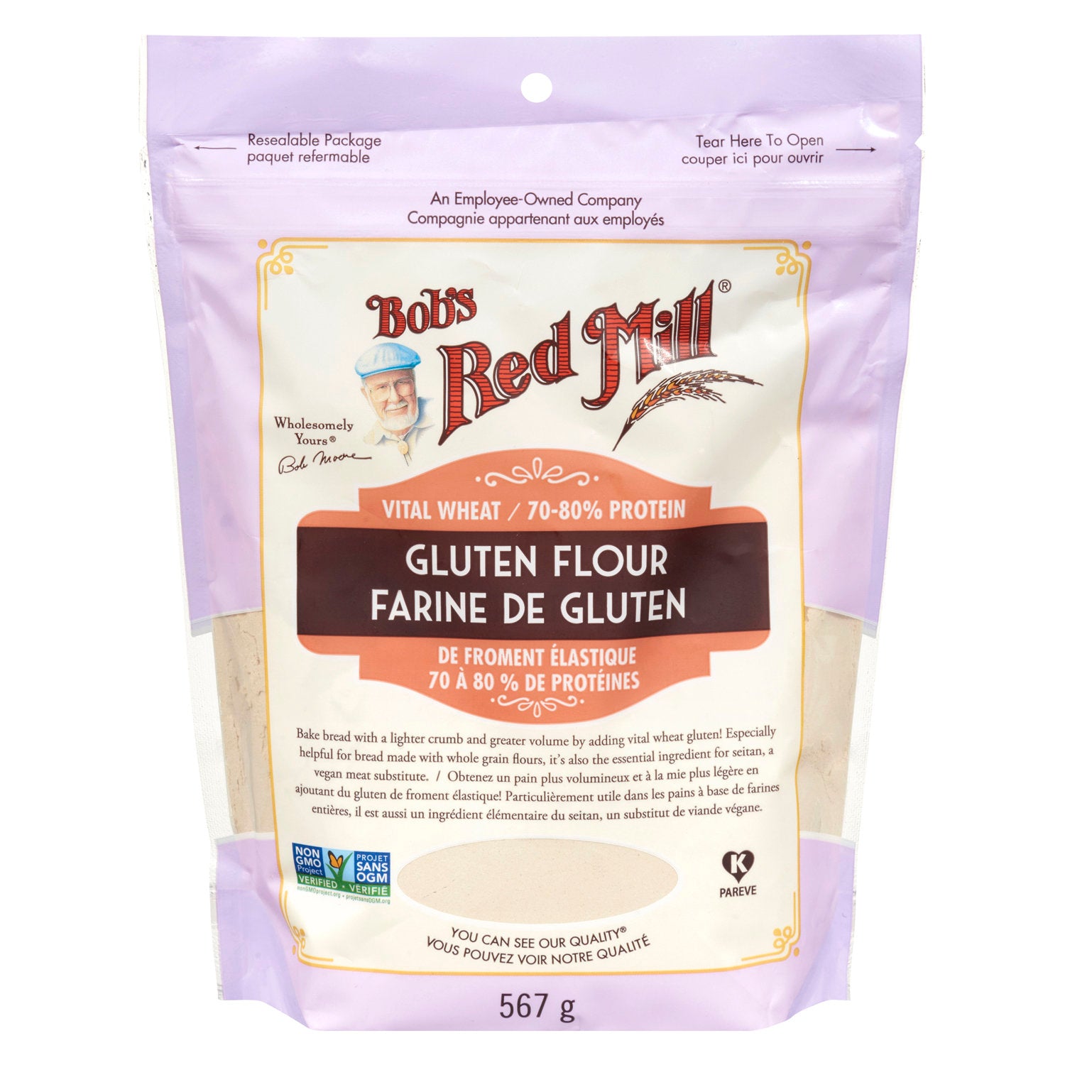 Bob's Red Mill Vital Gluten de Blé - 567g