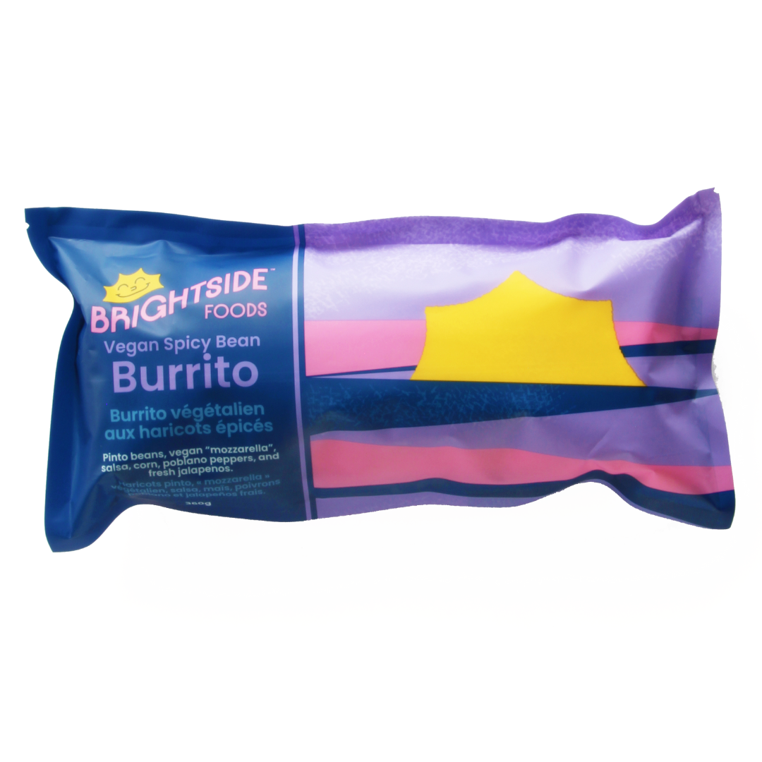 Brightside Foods Burrito aux haricots épicés - 370g