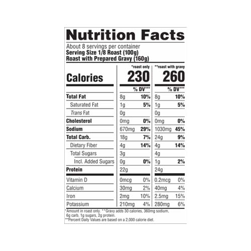 Rôti de célébration Field Roast avec sauce - 908g / 2lb