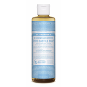 Savon liquide Pure-Castille non parfumé pour bébé de Dr. Bronner's - Plusieurs tailles