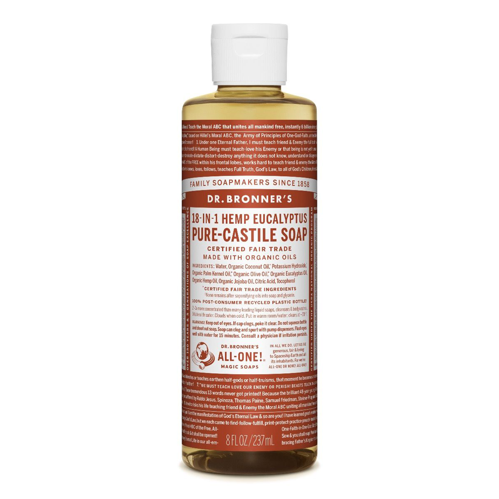 Dr. Bronner's Eucalyptus Pure-Castile Liquid Soap - Multiple Sizes