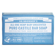 Savon en pain de Castille pur non parfumé pour bébé de Dr. Bronner's - 140 g