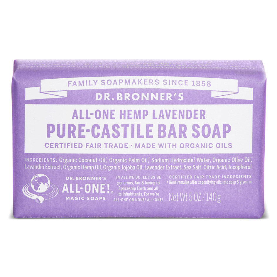 Savon de Castille Pur Lavande de Dr. Bronner's - 140g