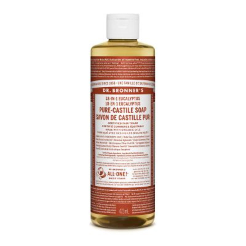 Dr. Bronner's Eucalyptus Pure-Castile Liquid Soap - Multiple Sizes