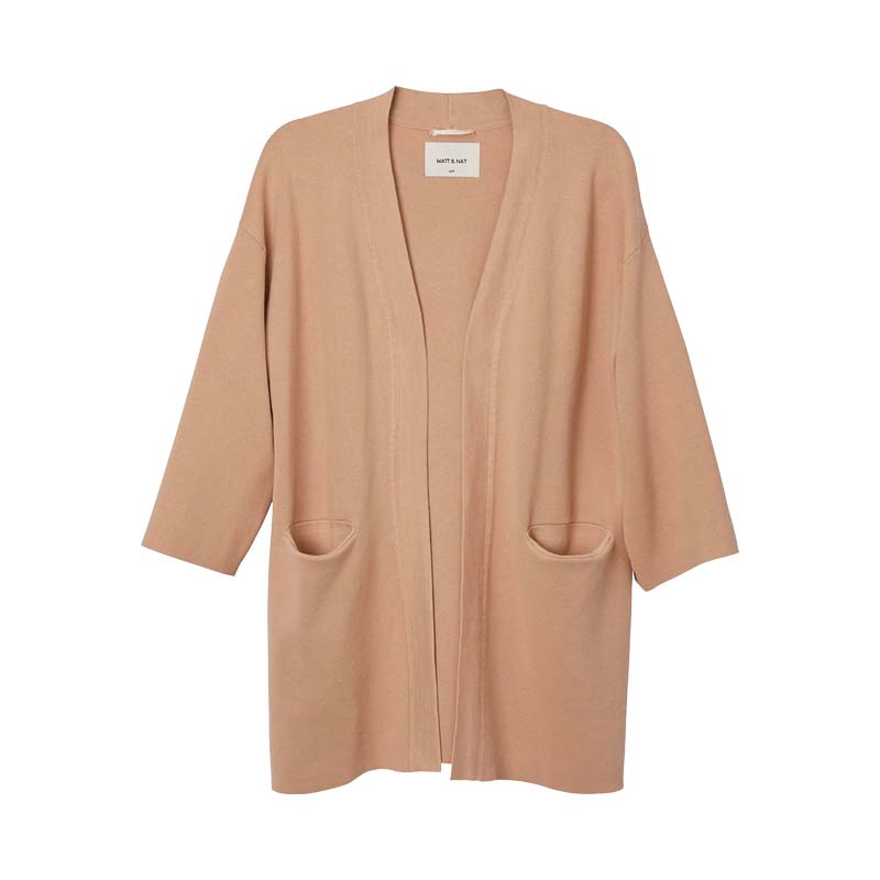 Matt &amp; Nat Cardigan ouvert sur le devant Elsa - Nude