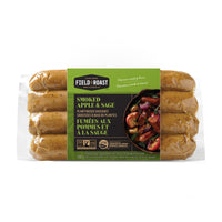 Saucisses aux pommes et à la sauge fumées rôties sur le terrain - 368g