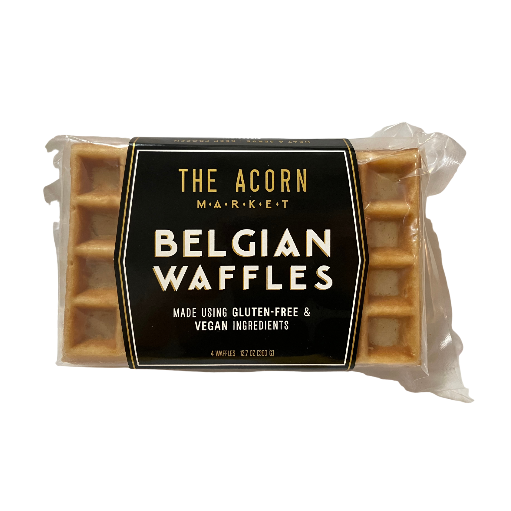The Acorn Market Toaster Ready Gluten-Free Belgian Waffles - 350g