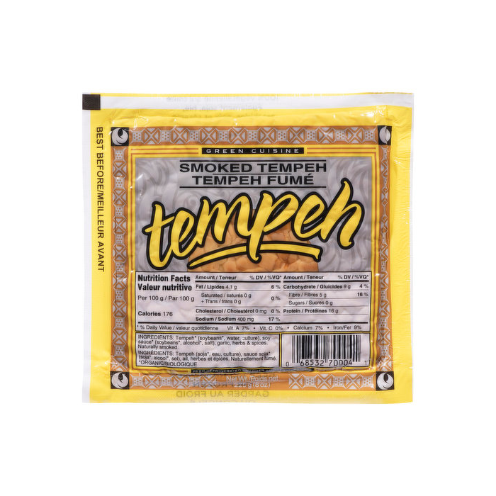 Tempeh Fumé Cuisine Verte - 225g