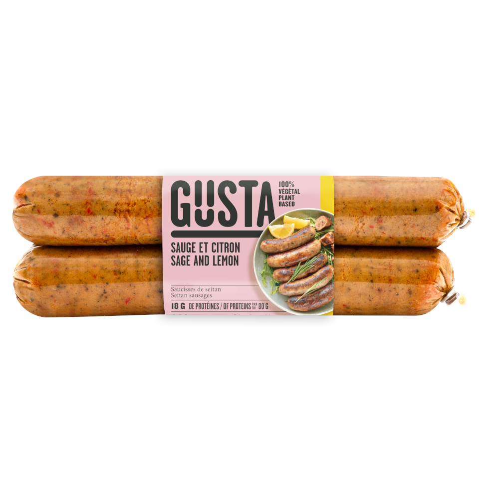 Saucisses Citron et Sauge Gusta - 320g