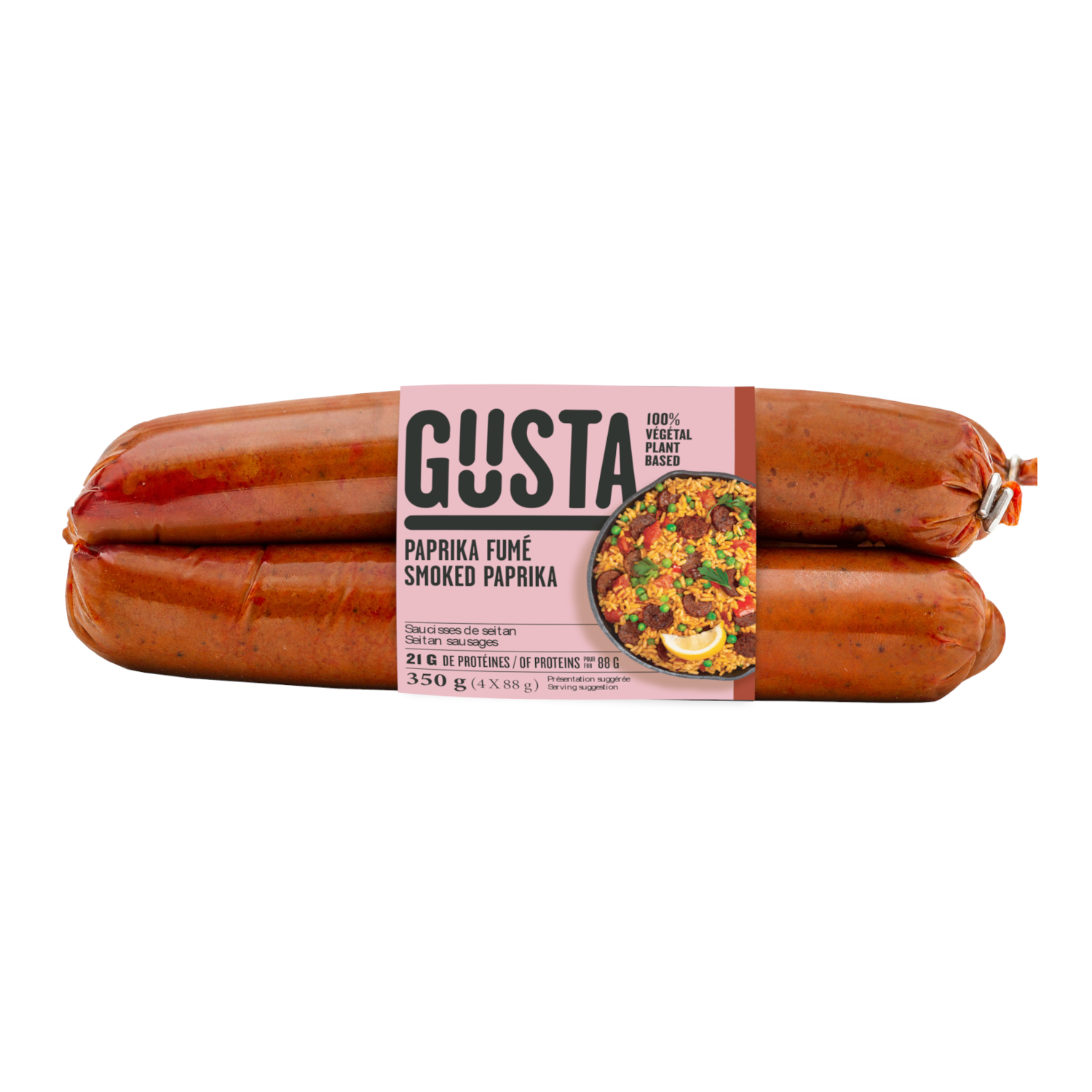 Saucisses au paprika fumé Gusta - 350g