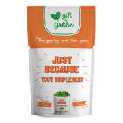 Offrez un microgreens vert Carte de vœux