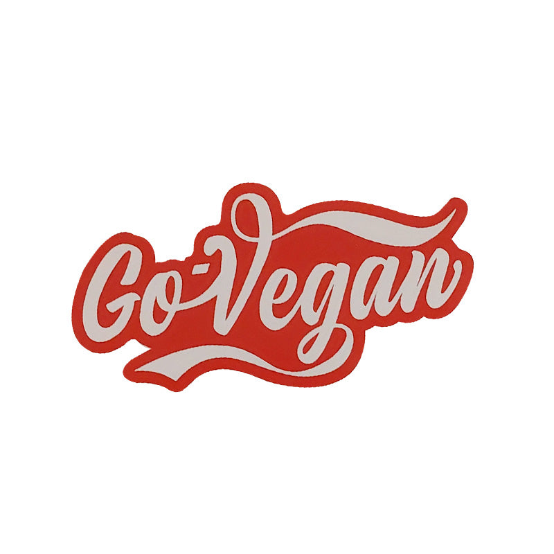 Vegan Supply 'Go Vegan' Coca-Cola Sticker