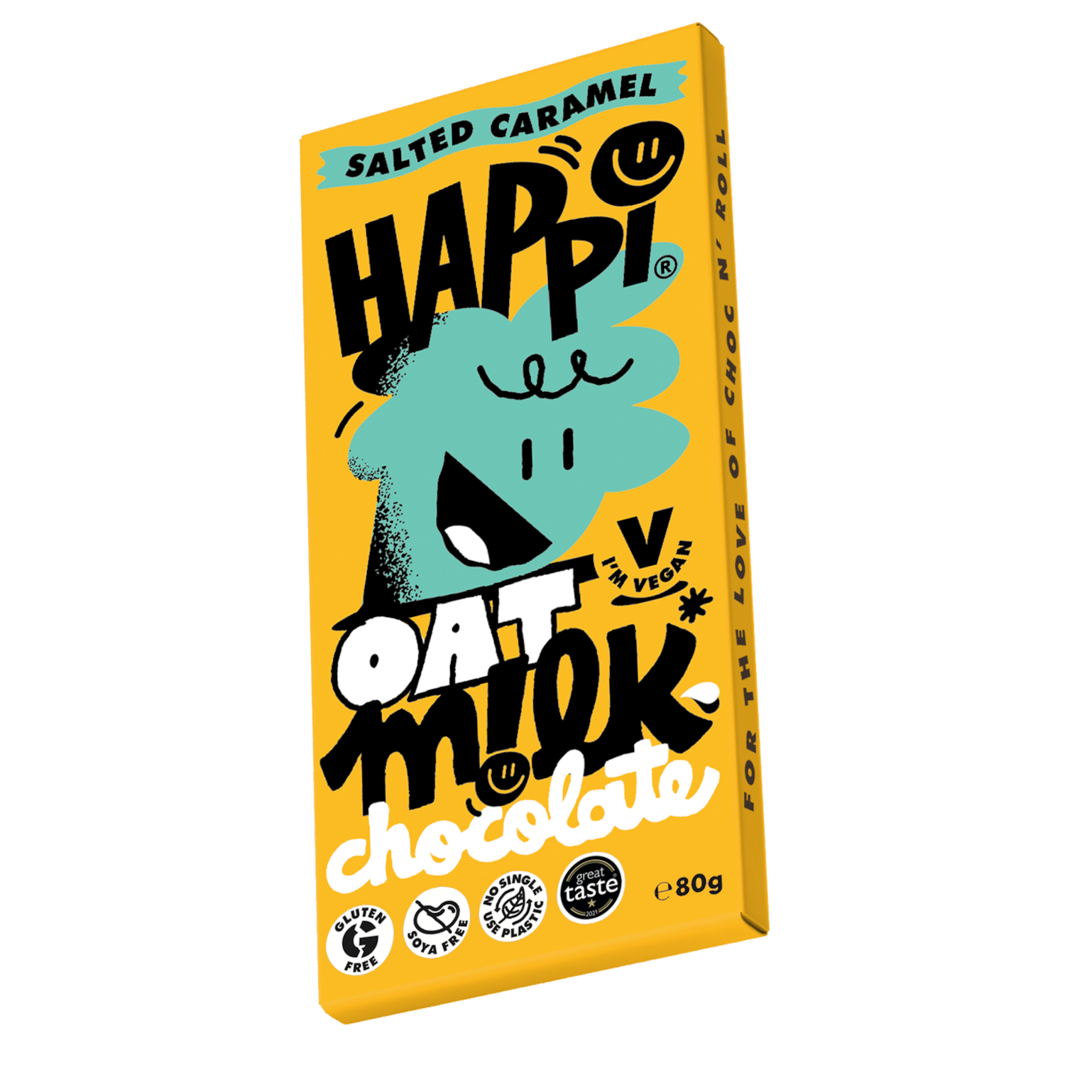 Happi Caramel Salé Avoine Chocolat Au Lait - 80g