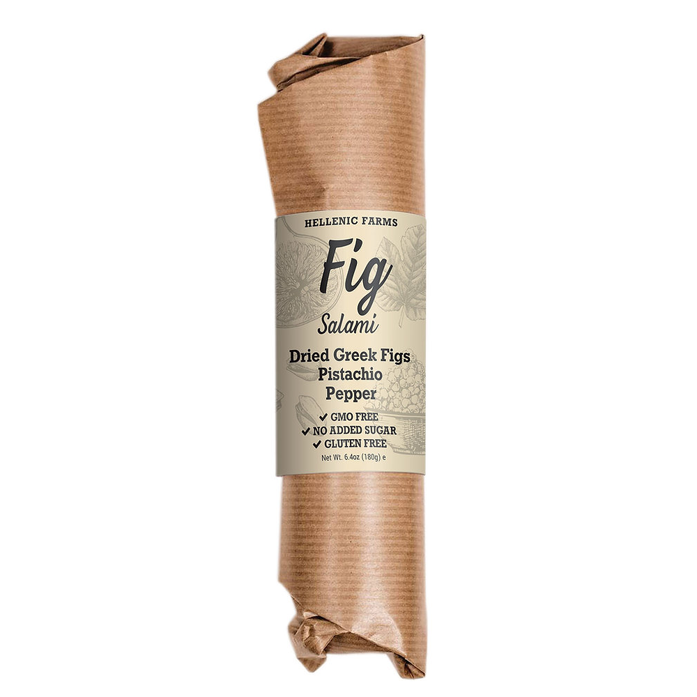 Hellenic Farms Salami Pistache et Poivre Figue - 180g