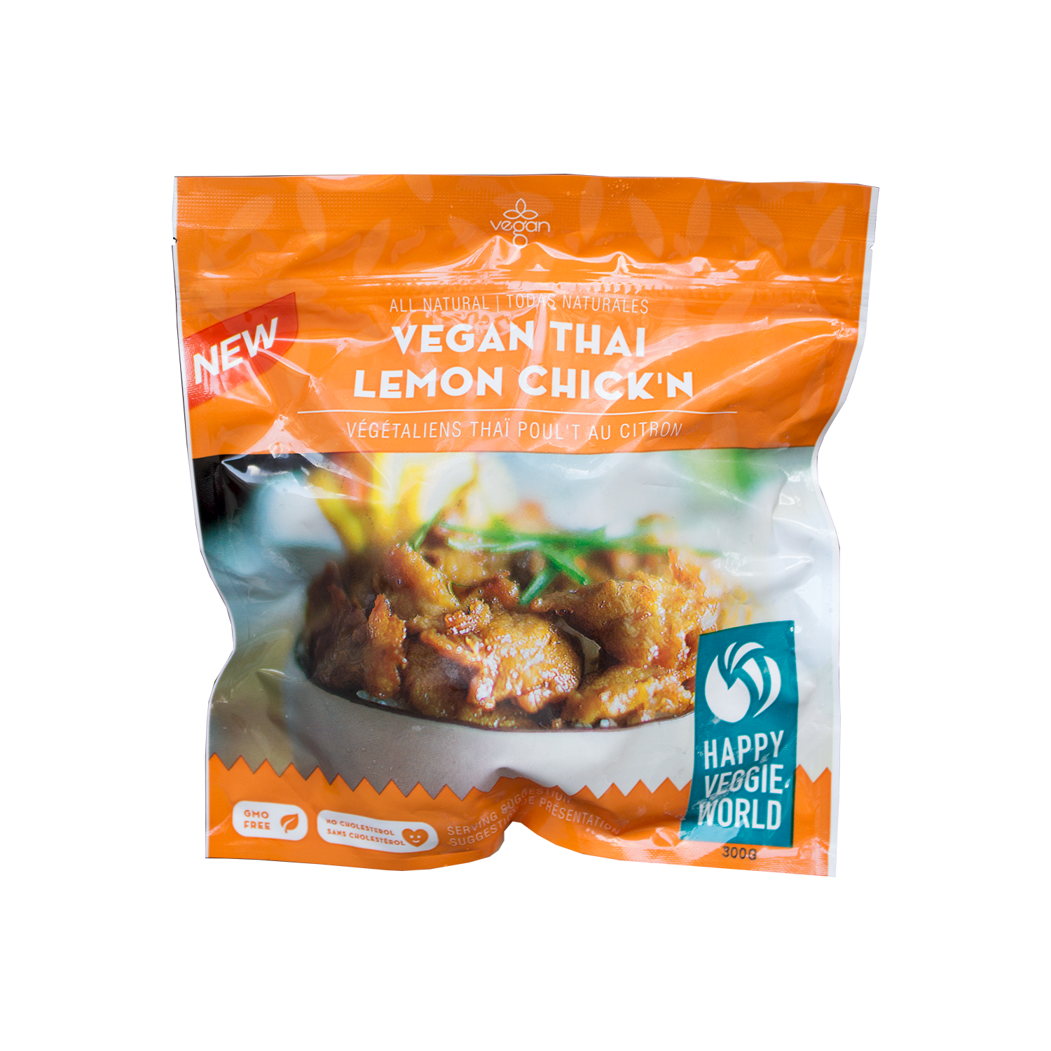 Happy Veggie World Thai Lemon Chick'n - 300g