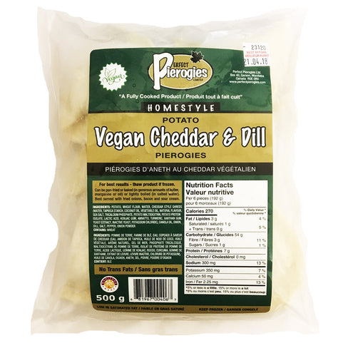 Perfect Pierogies Cheddar Dill Pierogies - 500g