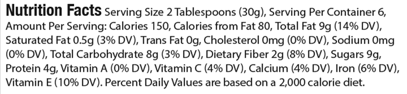 Jem Beurre d'Amandes Germées à la Cardamome et à la Noix de Cajou - Plusieurs Tailles