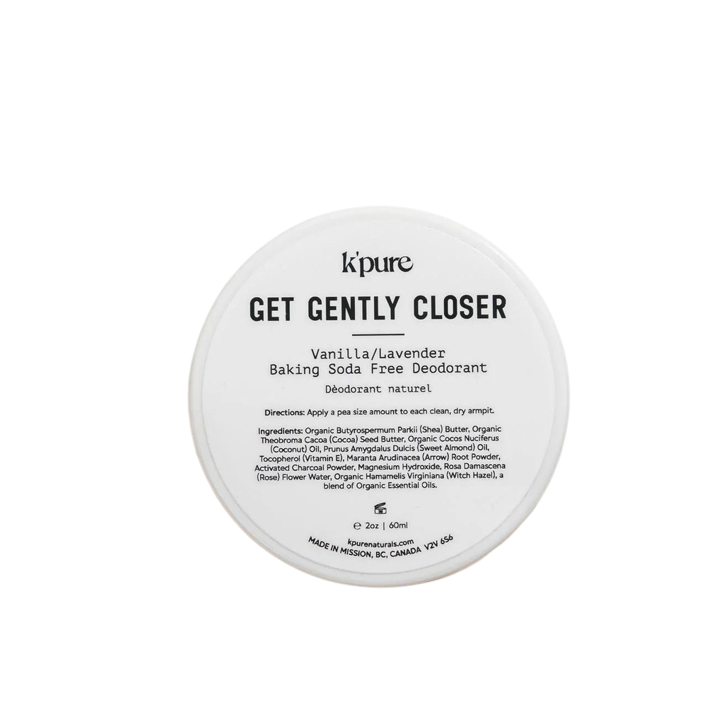 K'Pure Get Gently Closer Déodorant à la vanille et à la lavande sans bicarbonate de soude - 65 g