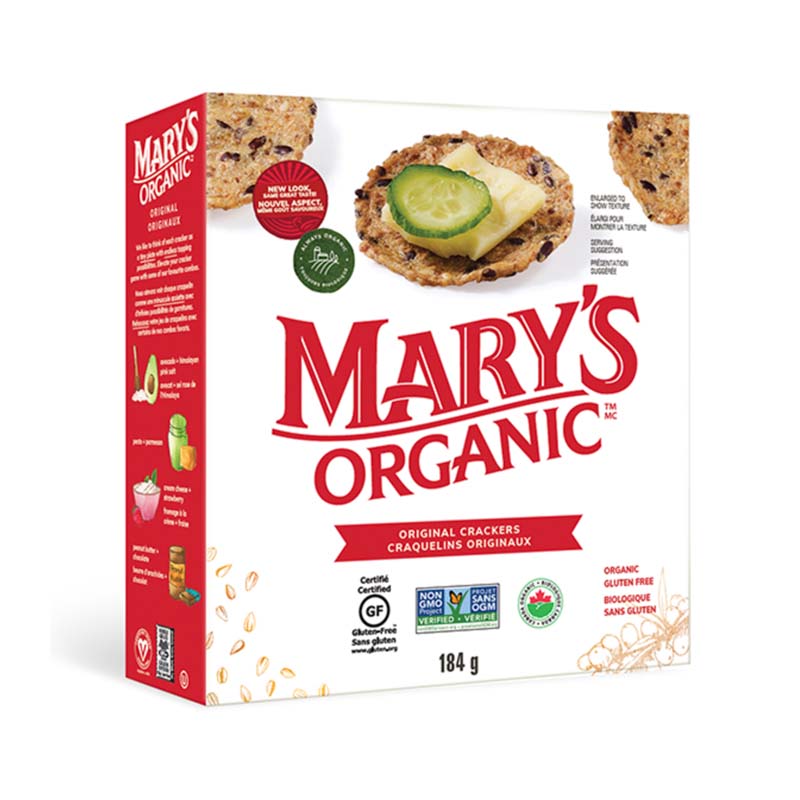 Mary's Organic Crackers Original Crackers - 184g