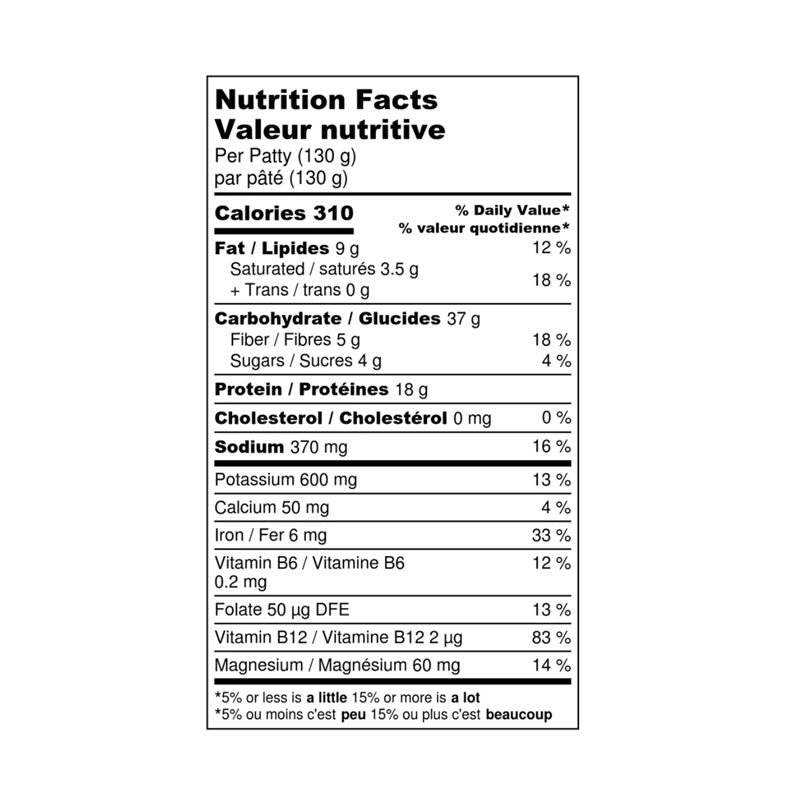 Choisissez la galette jamaïcaine de Life Foods Mild Beefless Lover - 130g