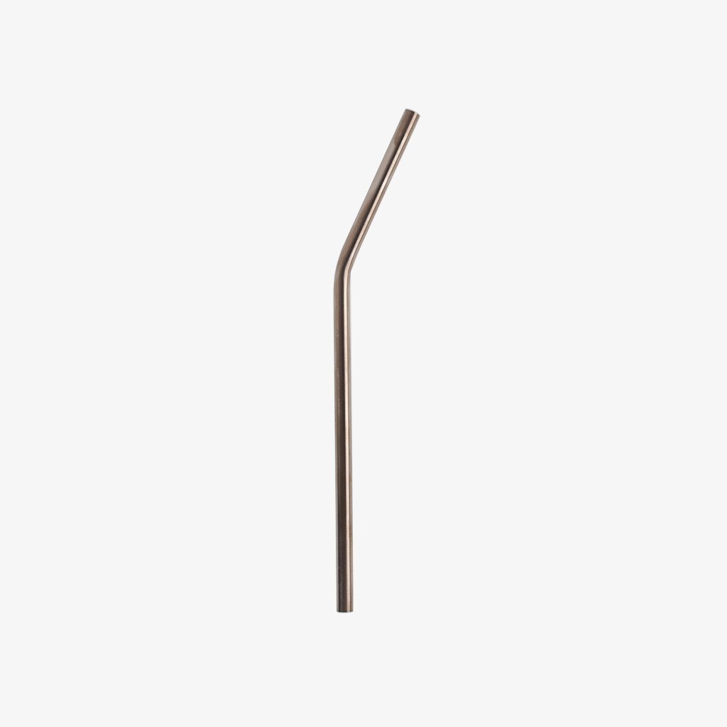 CLEARANCE - Onyx Stainless Steel Metal Straw 6.5"