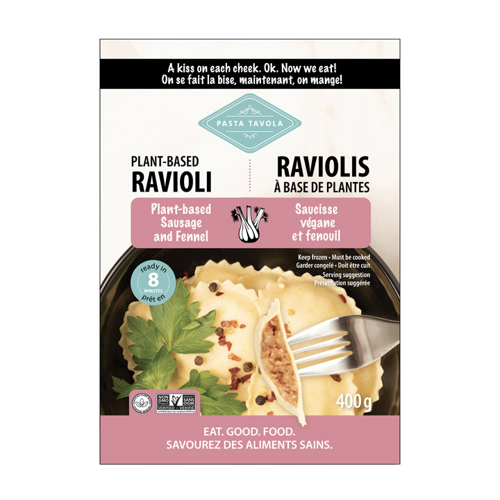 Pâtes Tavola Saucisse &amp; Ravioli Fenouil - 400g