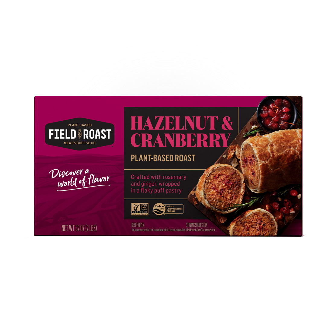 Field Roast Hazelnut Cranberry Roast En Croute - 907g/2lb
