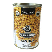 San Remo Organic Lentils - 398ml