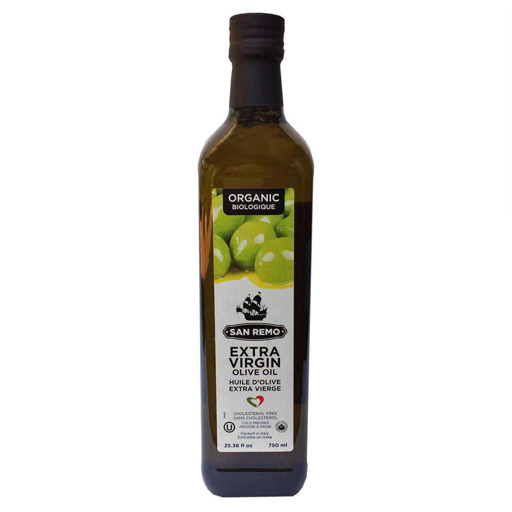 Huile d'olive extra vierge biologique San Remo - 750 ml