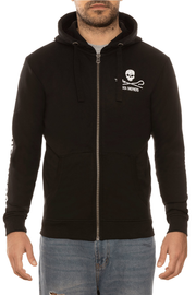 CLEARANCE - Sea Shepherd Men's Jolly Roger Zip Hoodie - Black