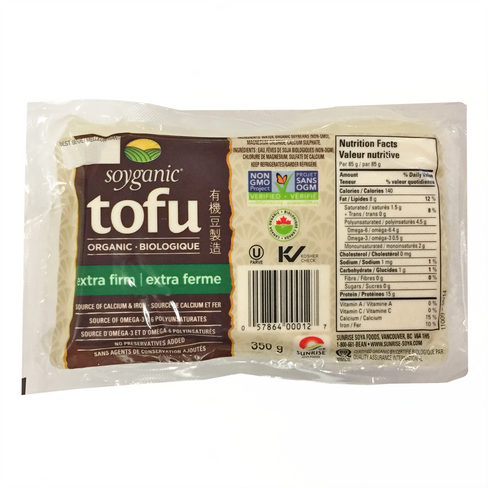 Tofu extra ferme biologique Soyganic - 350 g