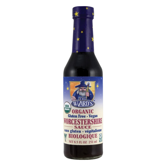 Sauce Worcestershire végétalienne sans gluten The Wizard's - 251 ml