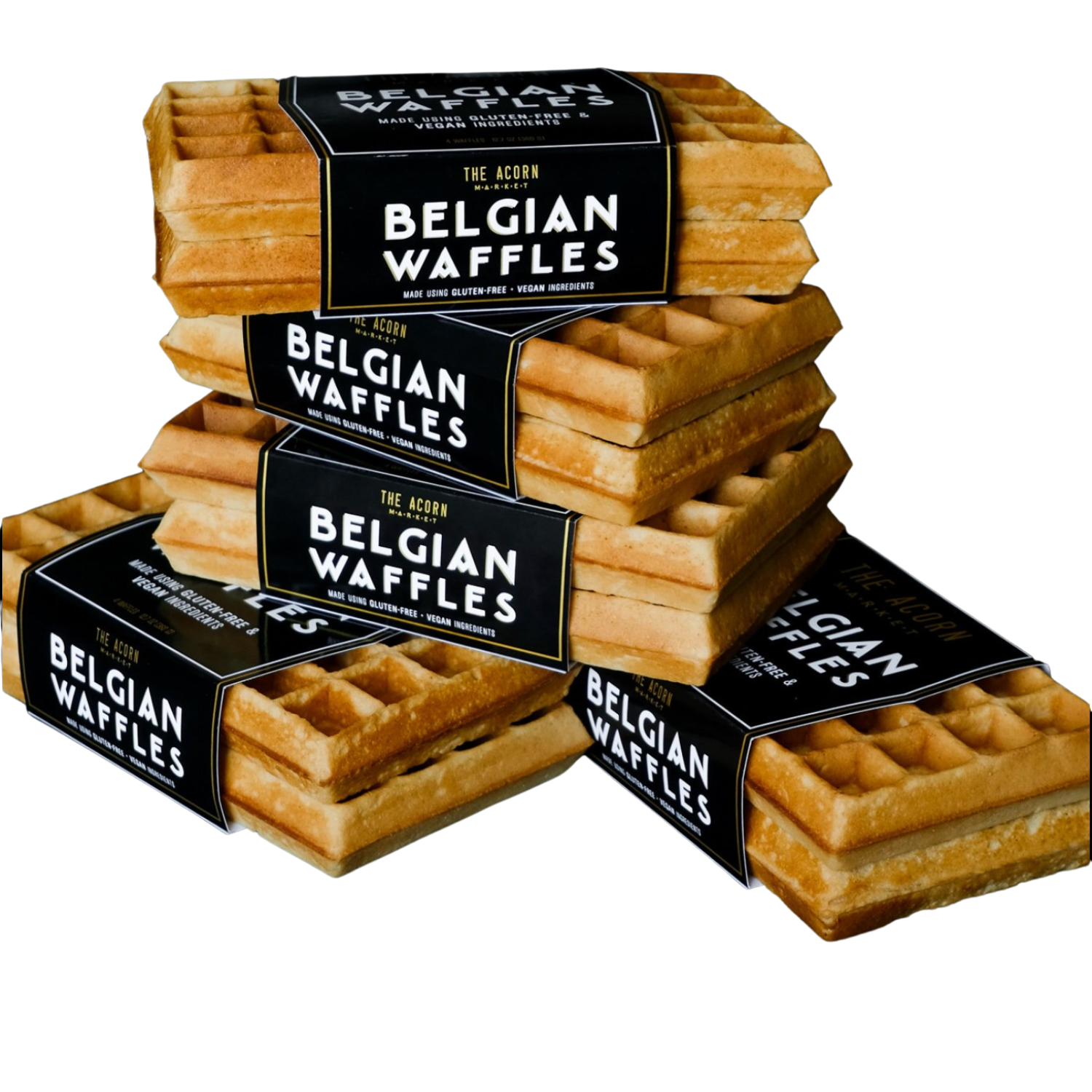 The Acorn Market Toaster Ready Gluten-Free Belgian Waffles - 350g