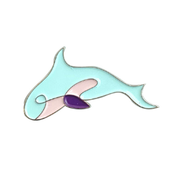 Vegan Supply Épingle Émail 'Orca'