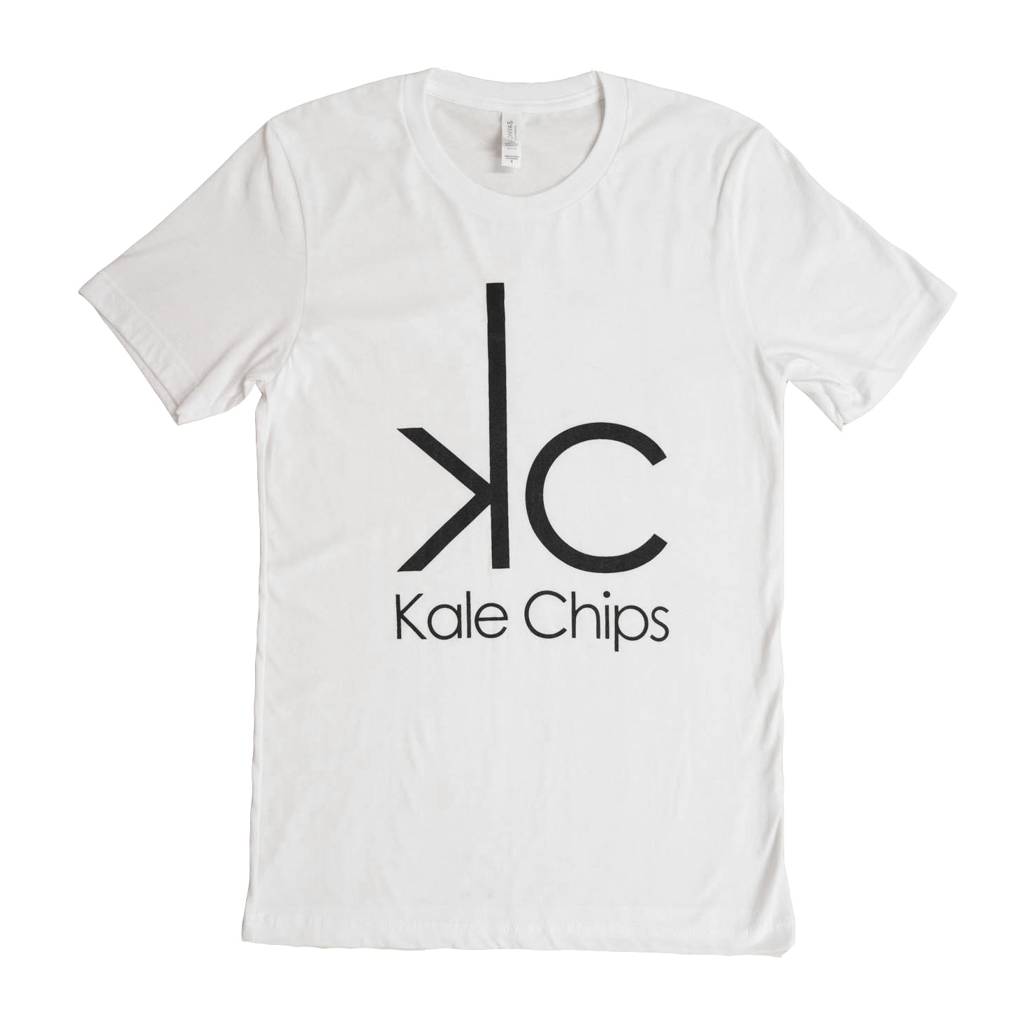Veganized World 'Kale Chips' T-shirt blanc unisexe