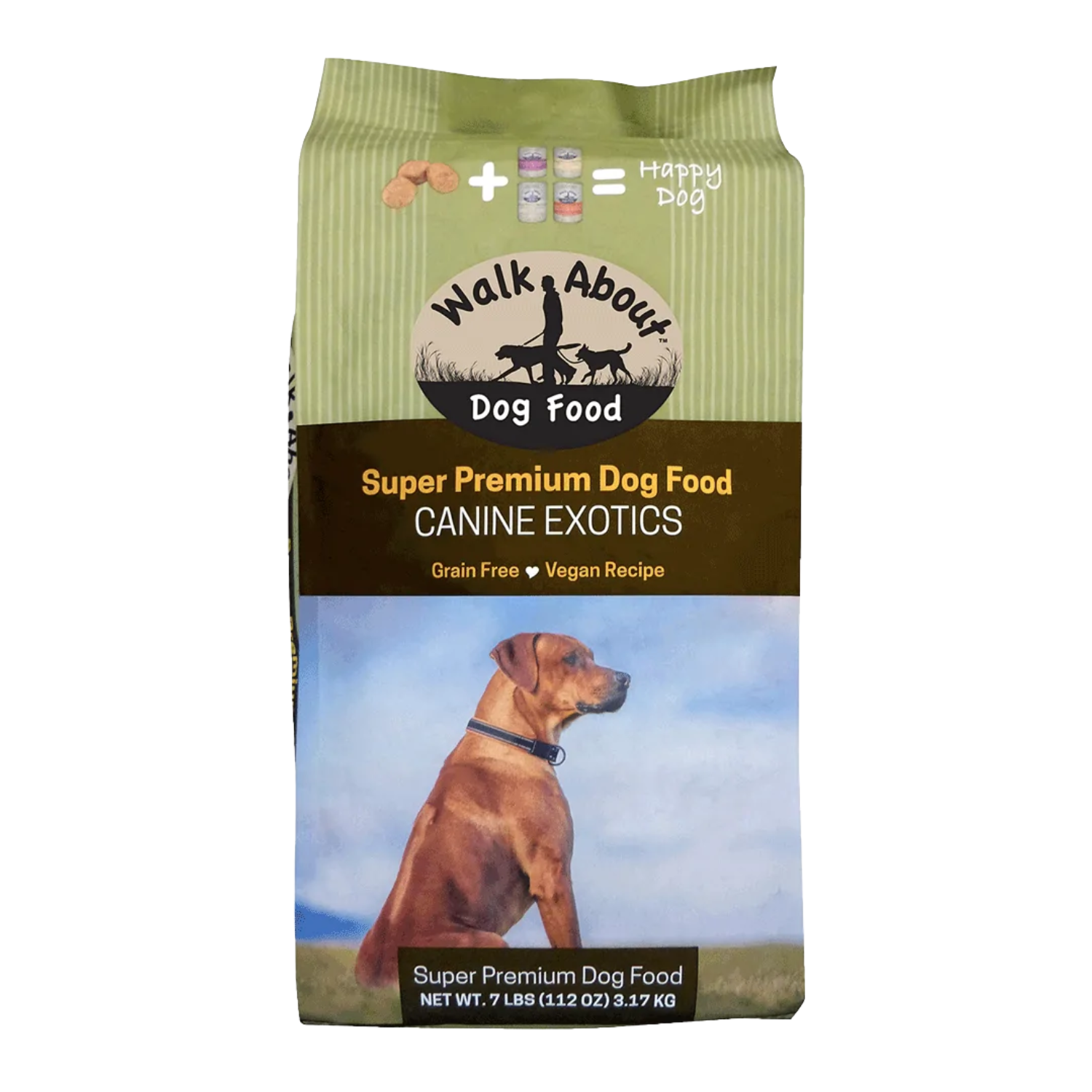 Walk About Super Premium Vegan Dog Kibble - 3.1kg