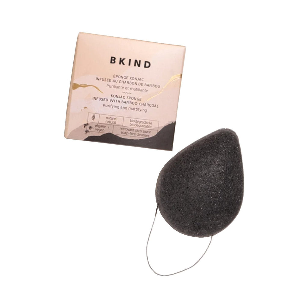 Bamboo Charcoal Konjac Facial Sponge - Friend & Faux