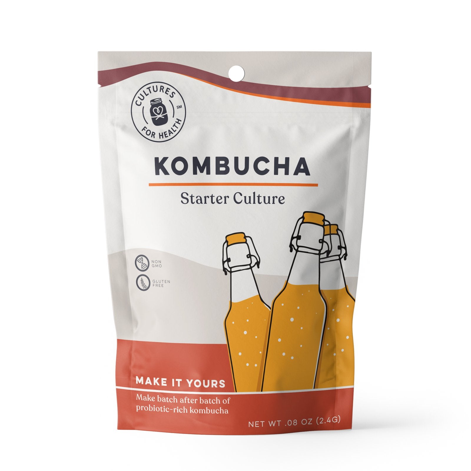 Cultures For Health Kombucha Starter Culture Single - 2.4g