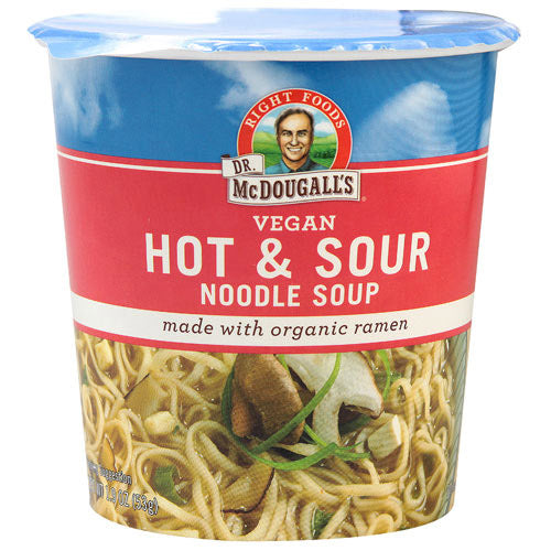 Dr. McDougall's Hot & Sour Noodle Soup Cup - 53g