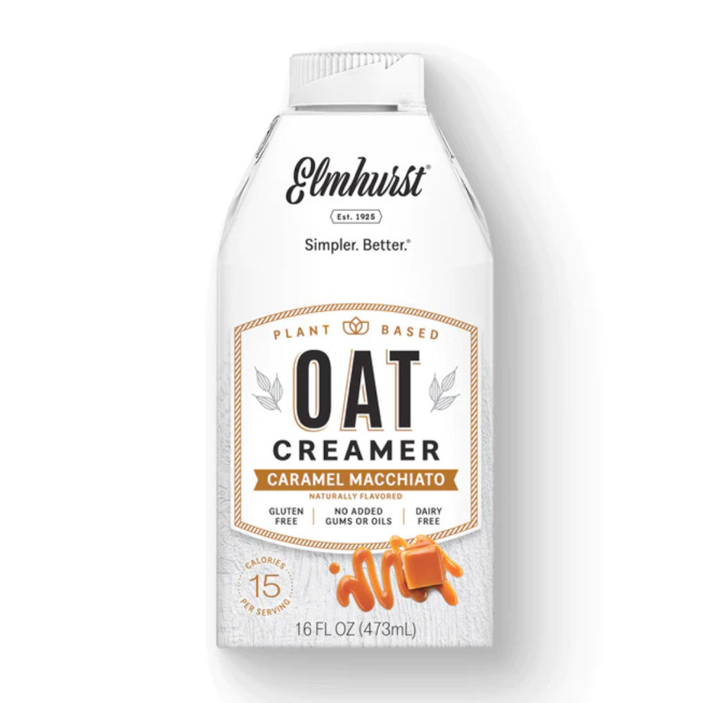 Elmhurst Caramel Macchiato Oat Creamer - 473ml