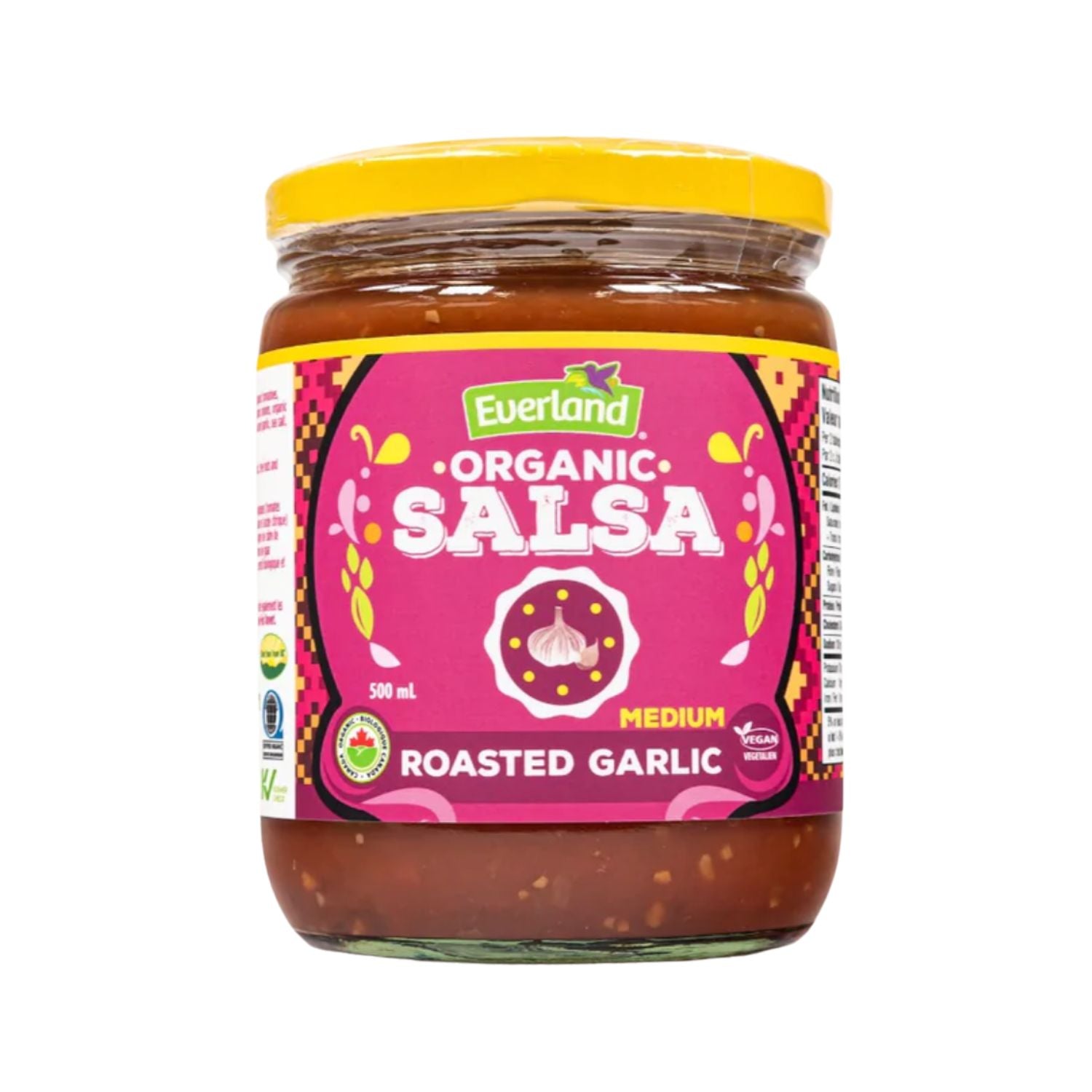 Salsa biologique à l'ail rôti Everland - 500 ml