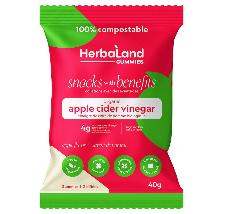 Herbaland Snacks With Benefits Apple Cider Vinegar Gummies - 40g