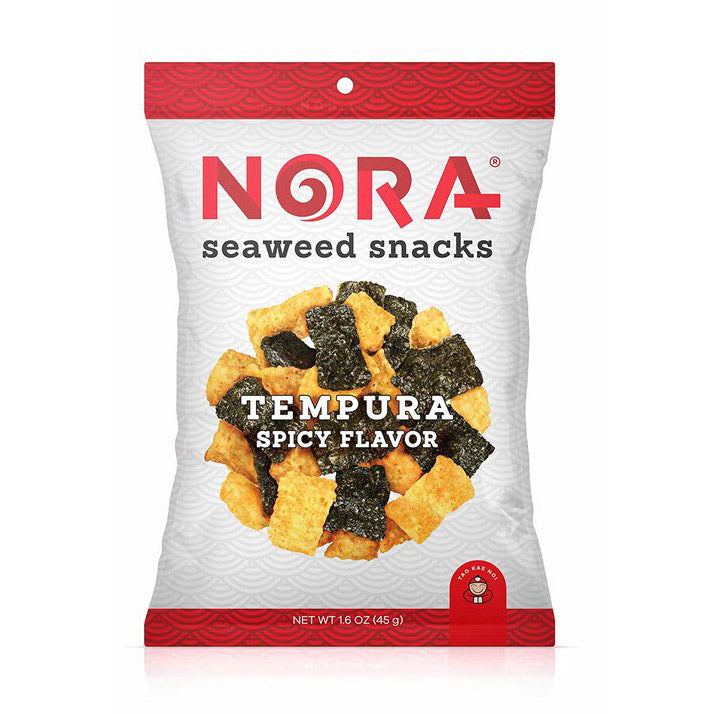 Nora Spicy Tempura Seaweed Snacks - 32g