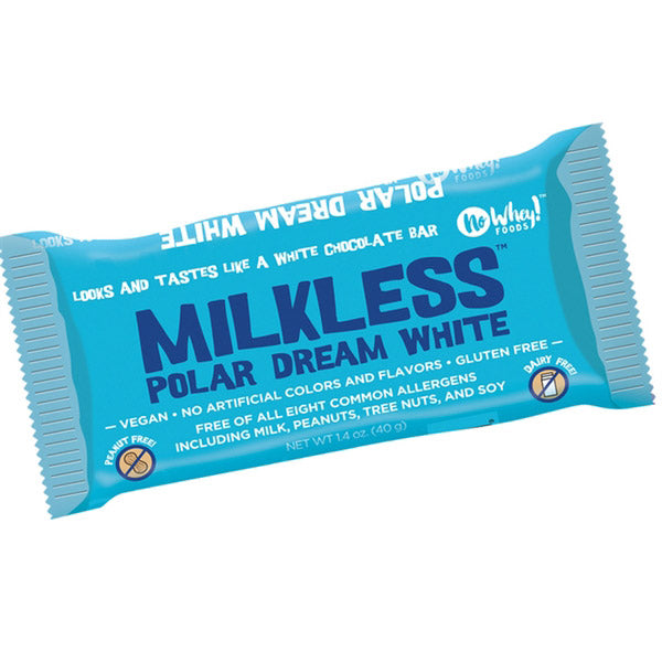No Whey Foods Barre de chocolat blanc sans lait Polar Dream - 40g